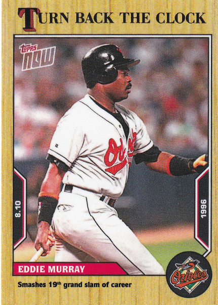 2022 TURN BACK THE CLOCK #133 EDDIE MURRAY- BALTIMORE ORIOLES