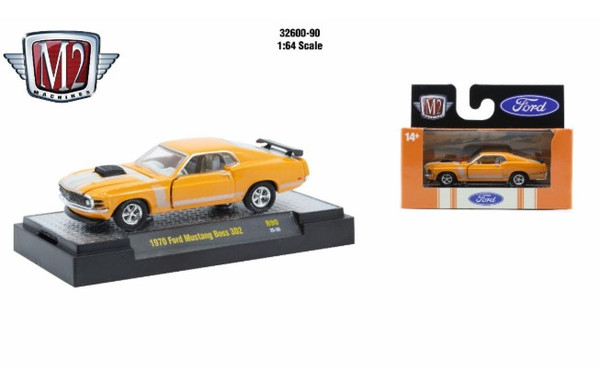 M2 Machines 1:64 Detroit Muscle R90 1970 Ford Mustang Boss 302 M2 Machines 1:64 Detroit Muscle R90 1970 Ford Mustang Boss 302