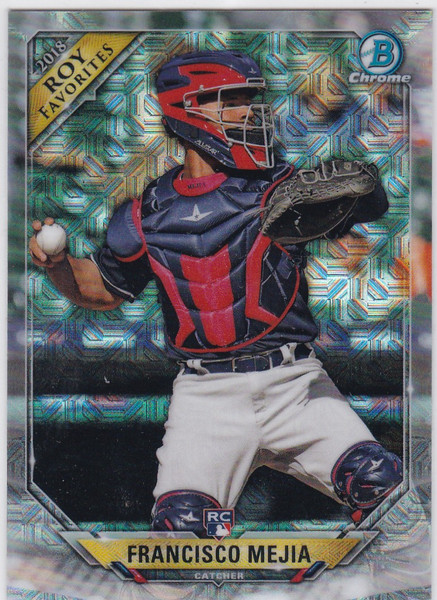 2018 Bowman Chrome MOJO #ROYF-FM Francisco Mejia RC Cleveland Guardians