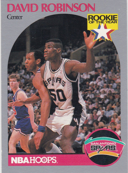 1990 NBA Hoops #270 David Robinson RC San Antonio Spurs