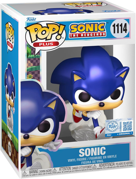 Funko POP Plus! Games: Sonic the Hedgehog Sonic Pearl #1114