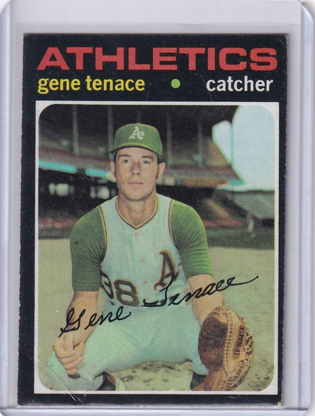 1971 Topps Baseball #338 Gene Tenace - Oakland Athletics