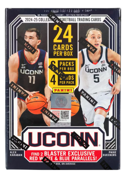 2024/25 Panini UConn Collegiate Basketball 6-Pack Blaster Box