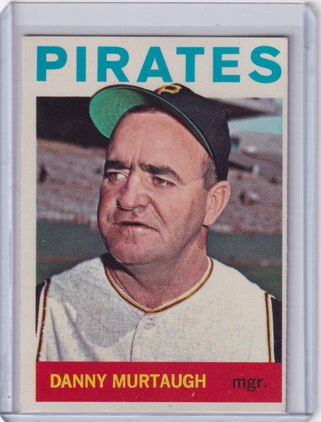 1964 Topps Baseball #141 Danny Murtaugh - Pittsburgh Pirates