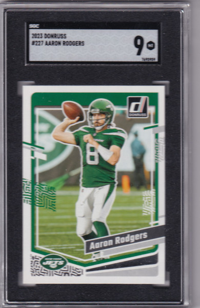 2023 Donruss SGC 9 #227 Aaron Rodgers - New York Jets