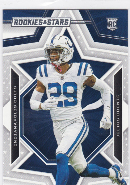 2023 Rookies & Stars #160 Julius Brents RC Rookie Indianapolis Colts