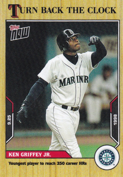 2021 TURN BACK THE CLOCK #178 KEN GRIFFEY JR- SEATTLE MARINERS
