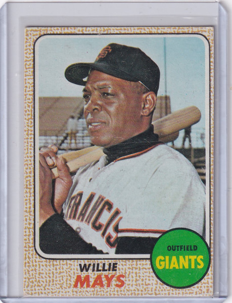 1968 Topps Baseball #50 Willie Mays - San Francisco Giants