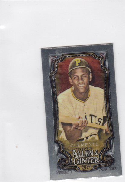 2024 Topps Allen And Ginter #124 Roberto Clemente Mini Pittsburgh Pirates