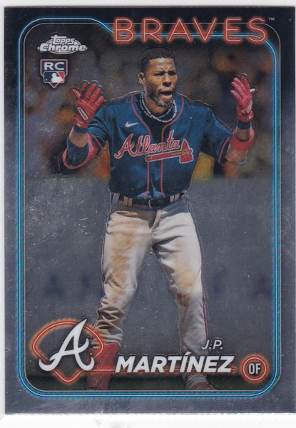 2024 Topps Chrome #294 J.P. Martinez RC Atalnta Braves