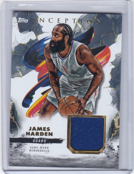2025 TOPPS INCEPTION #REC-JH JAMES HARDEN PATCH- LOS ANGELES CLIPPERS