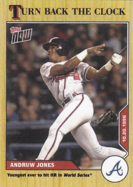 2020 TURN BACK THE CLOCK #204 ANDRUW JONES- ATLANTA BRAVES