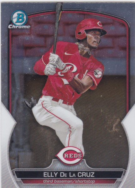2023 Bowman Chrome #BCP-65 Elly De La Cruz Cincinnati Reds