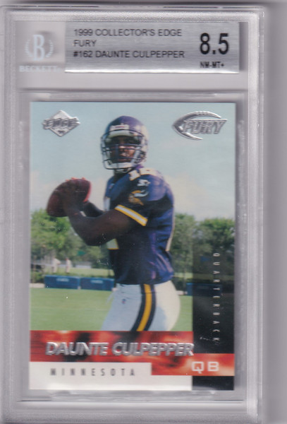 1999 Collectors Edge Fury BGS 8.5 #162 Daunte Culpepper - Minnesota Vikings