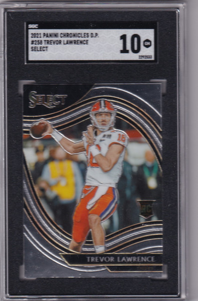 2021 Panini Chronicles Select SGC 10 #258 Trevor Lawrence - Jaguars