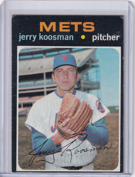 1971 Topps Baseball #335 Jerry Koosman - New York Mets