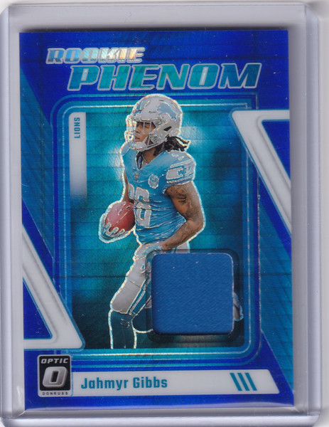 2024 Panini Donruss Optic Relic #JG Jahmyr Gibbs - Detroit Lions