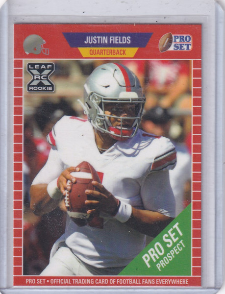 2021 Leaf Proset #PS2 Justin Fields - Chicago Bears