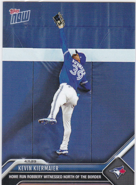 2023 TOPPS NOW #101 KEVIN KIERMAIER- TORONTO BLUE JAYS