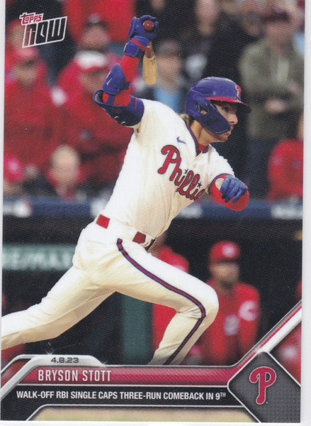 2023 TOPPS NOW #74 BYRSON STOTT- PHILADELPHIA PHILLIES