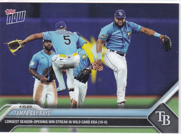 2023 TOPPS NOW #88 TAMPA BAY RAYS