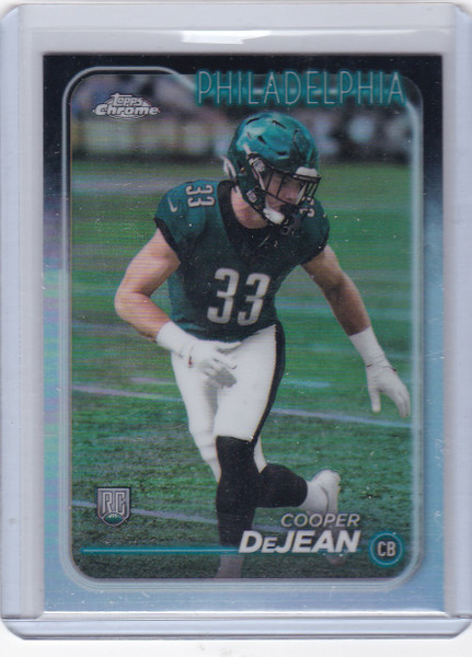 2024 Topps Chrome Refractor #232 Cooper Dejean - Philadelphia Eagles