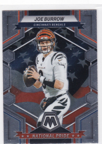 2023 Panini Mosaic #254 Joe Burrow National Pride Cincinnati Bengals