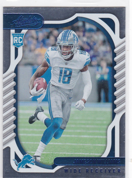 2022 Panini Absolute #108 Jameson Williams RC Detroit Lions