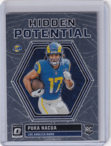 2023 Panini Donruss Optic #HP-PN Puka Nacua - Los Angeles Rams