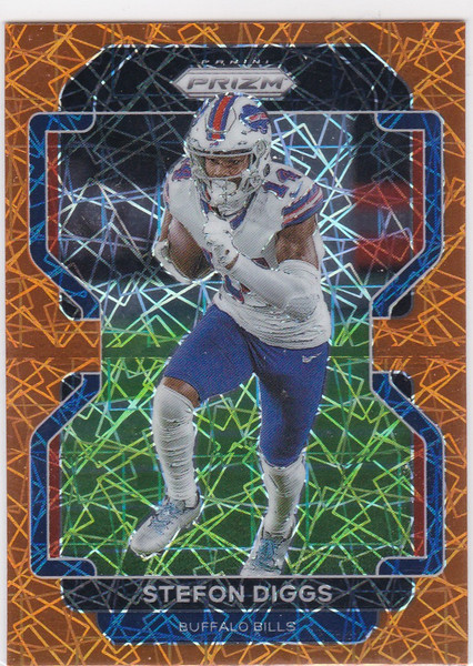 2021 Panini Mosaic #114 Stefon Diggs Orange Laser Buffalo Bills