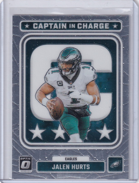 2023 Panini Donruss Optic Captain in Charge #CC-JH Jalen Hurts - Eagles