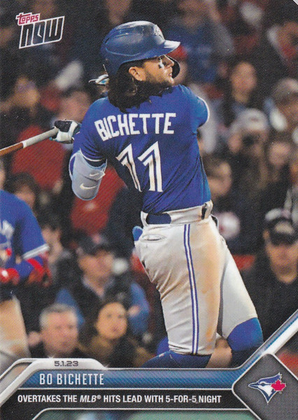 2023 TOPPS NOW #220 BO BICHETTE- TORONTO BLUE JAYS