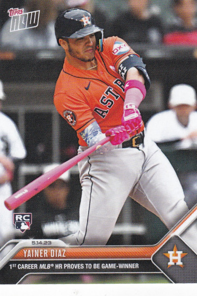 2023 TOPPS NOW #291 YAINER DIAZ- HOUSTON ASTROS