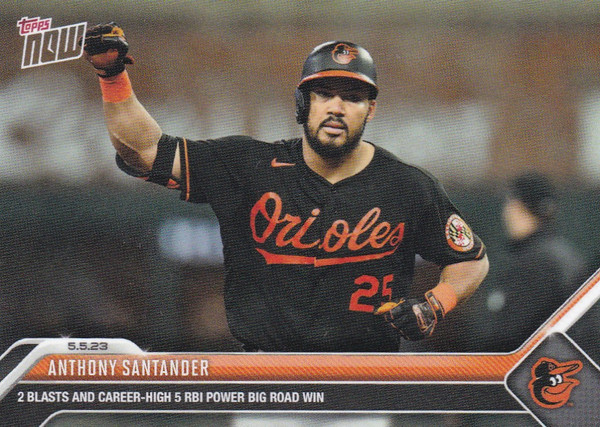 2023 TOPPS NOW #238 ANTHONY SANTANDER- BALTIMORE ORIOLES