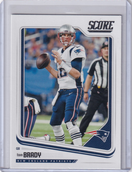 2018 Panini Score #206 Tom Brady - New England Patriots