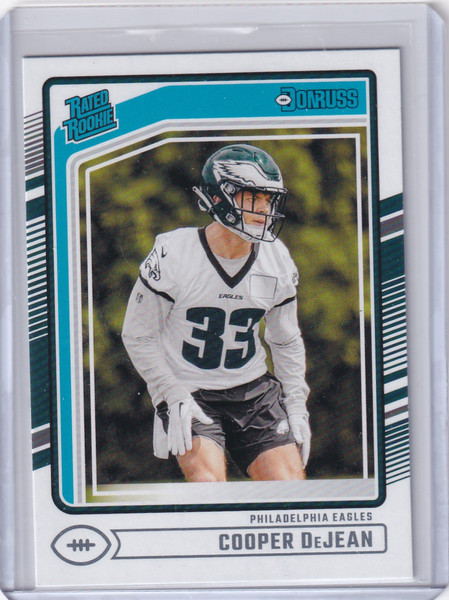 2024 Panini Donruss #305 Cooper Dejean - Philadelphia Eagles