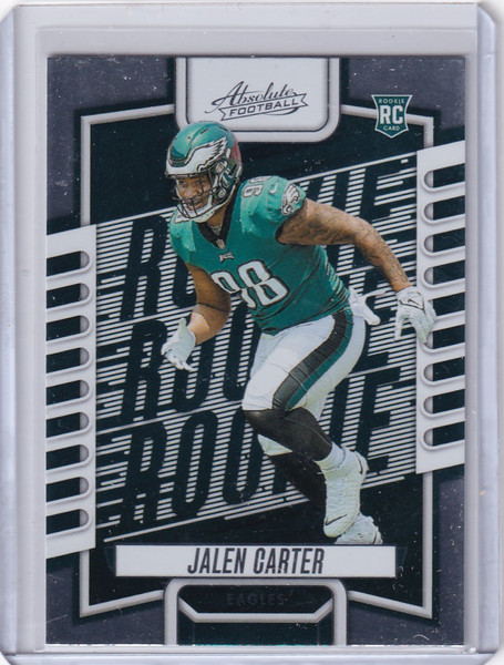 2023 Panini Absolute #107 Jalen Carter - Philadelphia Eagles