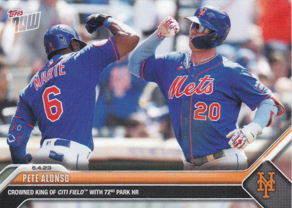 2023 TOPPS NOW #383 PETE ALONSO- NEW YORK METS