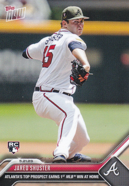 2023 TOPPS NOW #329 JARED SHUSTER- ATLANTA BRAVES