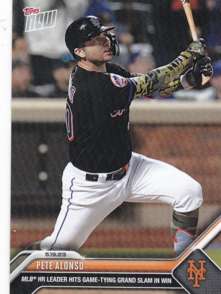 2023 TOPPS NOW #320 PETE ALOSNO- NEW YORK METS