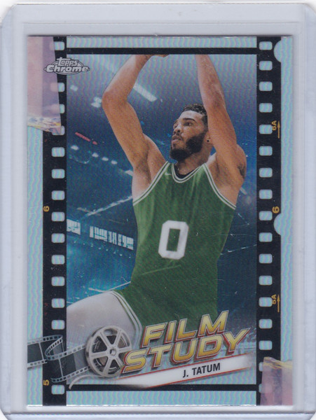 2024 TOPPS CHROME #FS-2 JAYSON TATUM FILM STUDY REFRACTOR- BOSTON CELTICS
