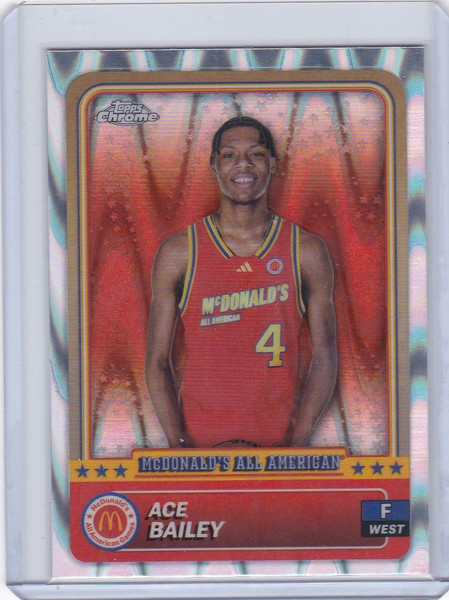 2024 TOPPS CHROME #84 ACE BAILEY TECTONIC- RUTGERS