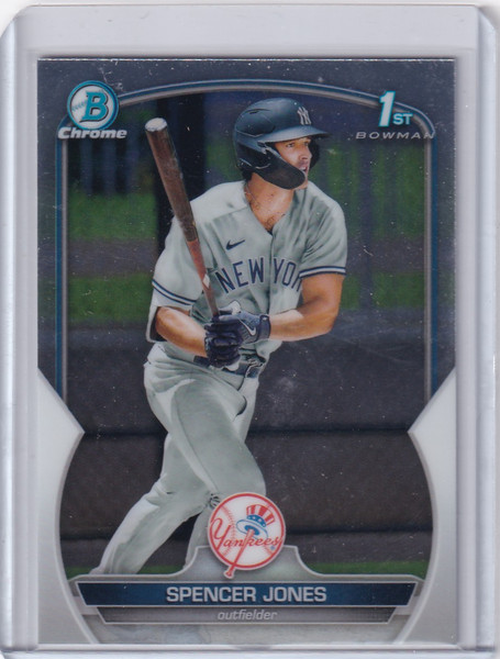 2023 Bowman Chrome Prospects #BCP-139 Spencer Jones - New York Yankees
