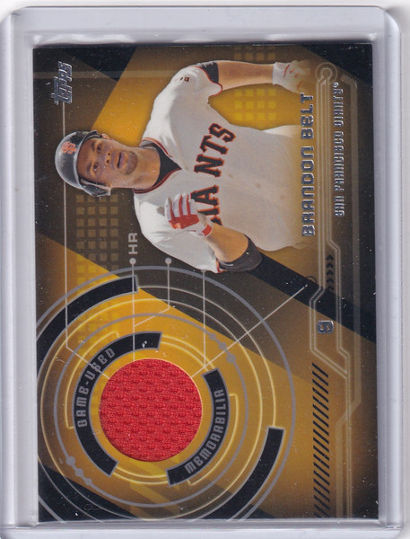 2014 Topps Trajectory Relic #TR-BBE Brandon Belt - San Francisco Giants