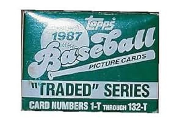 1987 Topps Baseball Traded Set 132 Trading Cards