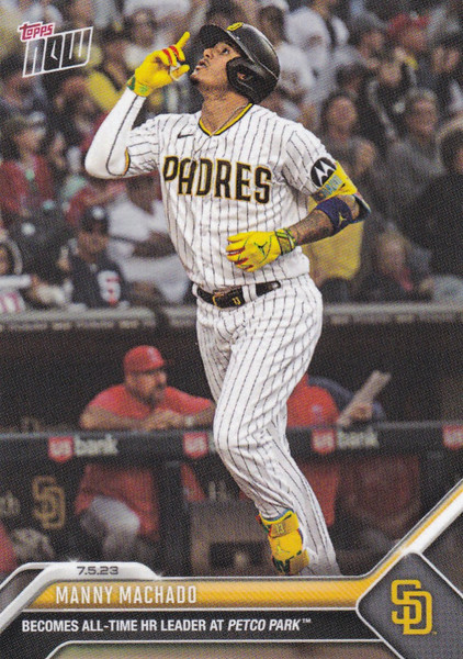 2023 TOPPS NOW #531 MANNY MACHADO- SAN DIEGO PADRES