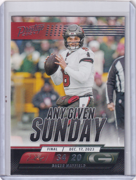 2024 Panini Presitge #AGS-BMO Baker Mayfield - Tampa Bay Buccaneers