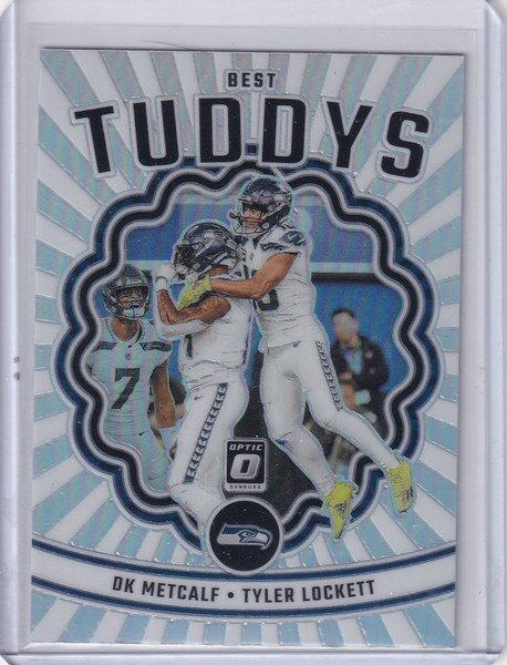 2023 Panini Donruss Optic Prizm #BT-DT DK Metcalf - Seattle Seahawks