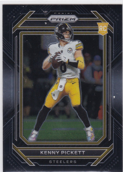 2022 Panini Chronicles Black #PB-6 Kenny Pickett RC Pittsburgh Steelers