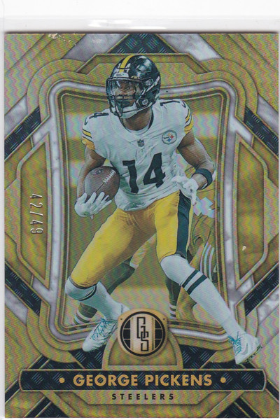 2023 Panin Gold Standard #28 George Pickens 42/49 Pittsburgh Steelers